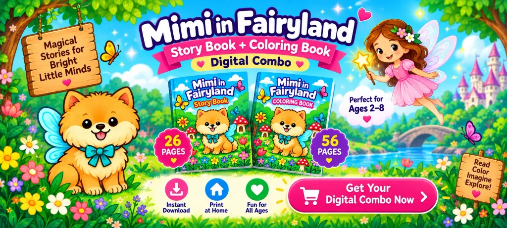 mimi coloring book story book