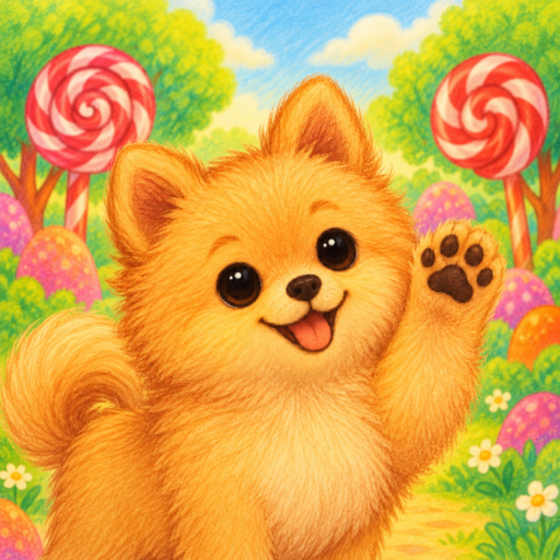 Mimi the puppy coloring book storybook